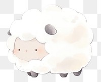 PNG Sheep drawing chandelier cartoon. AI generated Image by rawpixel.