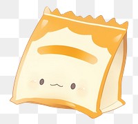 PNG Snack bag food appliance cartoon. AI generated Image by rawpixel.