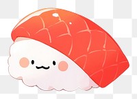 PNG Sushi food outdoors cartoon. AI generated Image by rawpixel.