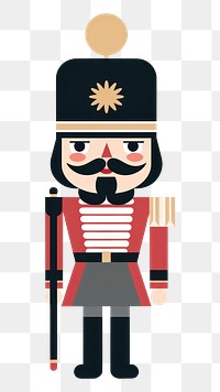 PNG Nutcracker christmas white background representation. AI generated Image by rawpixel.