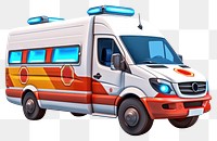 Ambulance vehicle van transportation. 