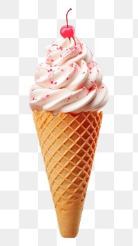 PNG Dessert cream food cone. 