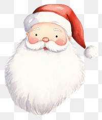 PNG Santa claus white background celebration decoration. AI generated Image by rawpixel.