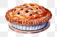 PNG Pie dessert pastry food. AI generated Image by rawpixel.