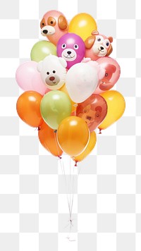 PNG Balloon celebration anniversary decoration. 