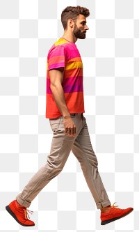 PNG Gay walking footwear adult. AI generated Image by rawpixel.