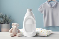 Laundry soap bottle png mockup, transparent design