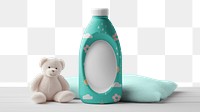 Laundry soap bottle png, transparent background