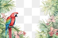 PNG  Parrots bird animal green. AI generated Image by rawpixel.