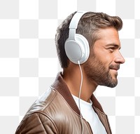 PNG Music Artist headphones headset adult. AI generated Image by rawpixel.