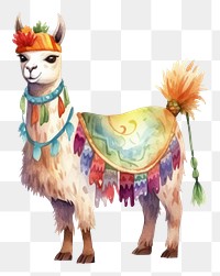 PNG Llama art cartoon mammal. 