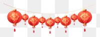 PNG Chinese lantern pattern border chinese lantern celebration decoration. AI generated Image by rawpixel.
