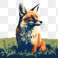 PNG Fox animal mammal carnivora. AI generated Image by rawpixel.