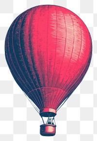 PNG Balloon aircraft outdoors vehicle. AI generated Image by rawpixel.