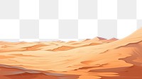 PNG  Sand dunes landscape backgrounds panoramic. AI generated Image by rawpixel.