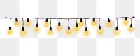 PNG String lights chandelier lighting yellow. .