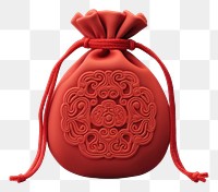 PNG Chinese money pouch tradition handbag red. AI generated Image by rawpixel.