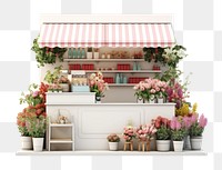 PNG Flower shop plant arrangement greengrocer. 