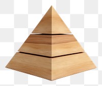 PNG Pyramid wood plywood shape. AI generated Image by rawpixel.