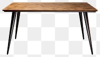 PNG  Desk wood furniture table. AI generated Image by rawpixel.