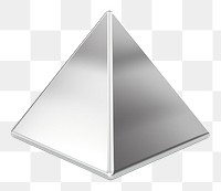 PNG Simple pyramid shape white background electronics. AI generated Image by rawpixel.