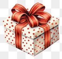 PNG Christmas gift red white background celebration. AI generated Image by rawpixel.