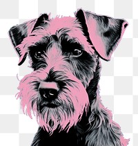 PNG Cesky Terrier dog terrier mammal animal. AI generated Image by rawpixel.