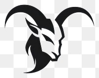 PNG  Capricorn logo animal mammal. AI generated Image by rawpixel.