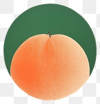 PNG Peach orange green grapefruit. AI generated Image by rawpixel.