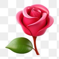 PNG  Rose flower rose plant. AI generated Image by rawpixel.