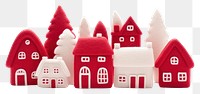 PNG  Christmas town christmas white toy. AI generated Image by rawpixel.