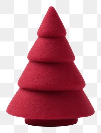 PNG  Red Christmas tree christmas white background christmas tree. AI generated Image by rawpixel.