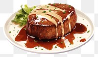 Steak sauce food meat. AI generated Image by rawpixel.