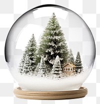 PNG Christmas snowball christmas tree plant. AI generated Image by rawpixel.