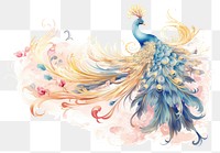 PNG Chinese phoenix pattern animal bird