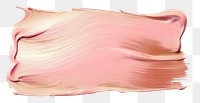 PNG  Flat Metallic rose gold pastel paint brushstroke rectangle petal white background. AI generated Image by rawpixel.