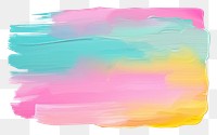 PNG  Flat colorful pastel paint brushstroke backgrounds rectangle painting. AI generated Image by rawpixel.