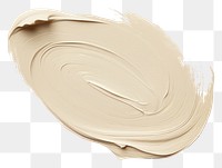 PNG Flat pale Beige paint brushstroke cream white background porcelain. 