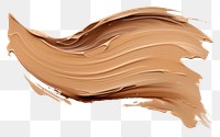 PNG  Flat pale brown paint brushstroke wood white background abstract. AI generated Image by rawpixel.