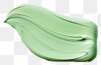 PNG  Flat pale green paint brushstroke plant leaf white background. AI generated Image by rawpixel.