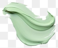 PNG Flat pale green paint brushstroke white background porcelain abstract. 