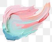 PNG  Flat pale pastel paint brushstroke white background creativity abstract. AI generated Image by rawpixel.