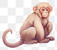 PNG Monkey zodiac mammal animal representation. AI generated Image by rawpixel.