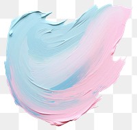 PNG  Real flat pale pastel paint brushstroke petal white background creativity. AI generated Image by rawpixel.