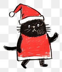 PNG Cat wearing Christmas costume christmas mammal animal. AI generated Image by rawpixel.