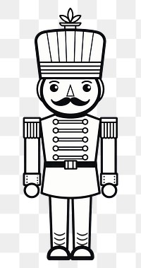 PNG Nutcracker nutcracker drawing doodle. AI generated Image by rawpixel.