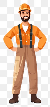 PNG  A male construction worker hardhat helmet adult. AI generated Image by rawpixel.