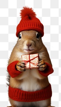 PNG Squirrel squirrel animal christmas. AI generated Image by rawpixel.