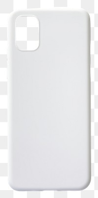 PNG  A blank silicone phone case white white background mobile phone. AI generated Image by rawpixel.