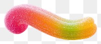 PNG  A sour candy gummy worm confectionery food white background. AI generated Image by rawpixel.